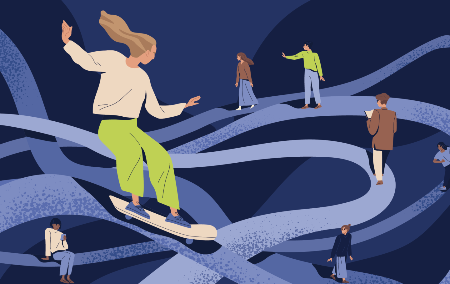 Carrere-traducteur-et-marche-de-la-traduction-1440×0-c-default Traducteur, un carrière porteuse ? (illustration, montrant divers chemins)